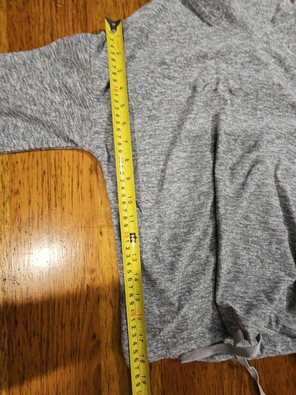 Canada Weather Gear Supreme Soft Sweatshirt Womens Large L Gray Mock Neck Cinch - Picture 5 of 10